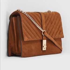 Mango Leida Chain Leather Crossbody